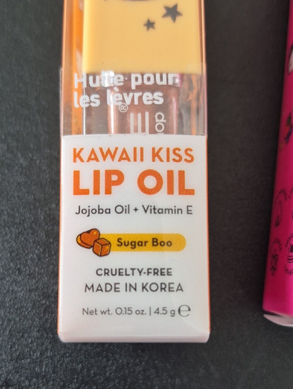THE CREME Kawaii Kiss Lip Oil — Pink & Orange Set Of 2 - Picture 3 of 9